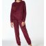 Schiesser Schlafanzug lang Velour Bündchen Teens Nightwear