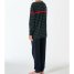 Schiesser Schlafanzug lang Frottee Bündchen Nightwear