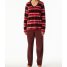 Schiesser Schlafanzug lang Velour Comfort Nightwear