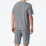 Schiesser Schlafanzug kurz Selected Premium Jacquard